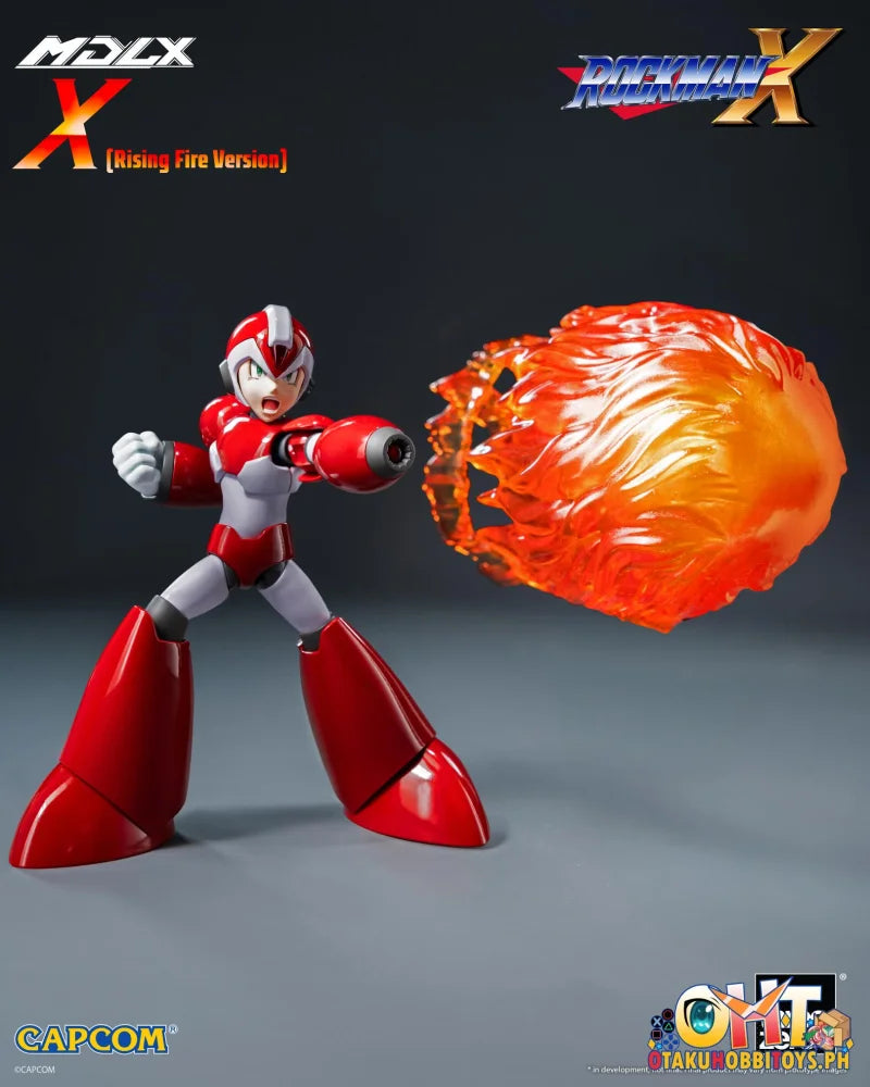 Threezero Rockman X / Mega Man X MDLX X (Rising Fire Version) Articulated Figure