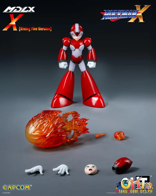 Threezero Rockman X / Mega Man X MDLX X (Rising Fire Version) Articulated Figure