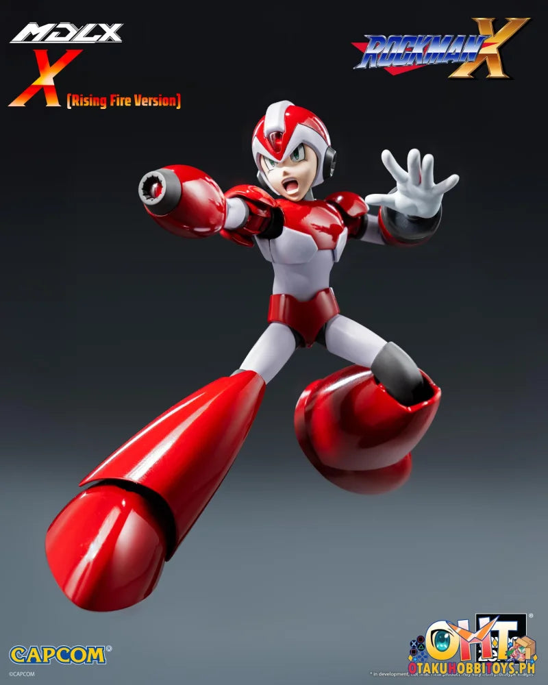 Threezero Rockman X / Mega Man X MDLX X (Rising Fire Version) Articulated Figure