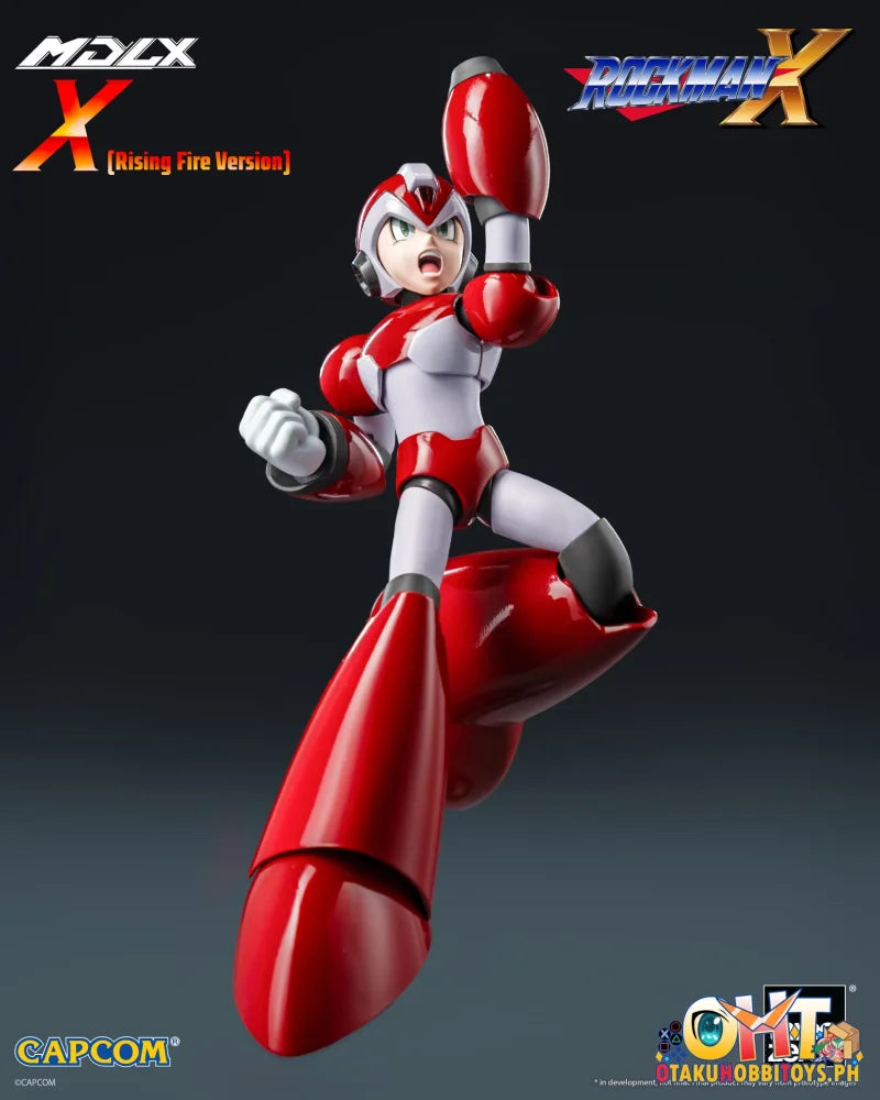 Threezero Rockman X / Mega Man X MDLX X (Rising Fire Version) Articulated Figure