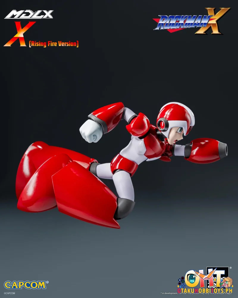 Threezero Rockman X / Mega Man X MDLX X (Rising Fire Version) Articulated Figure