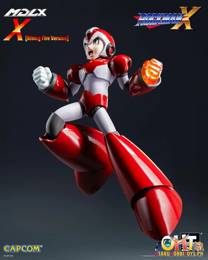 Threezero Rockman X / Mega Man X MDLX X (Rising Fire Version) Articulated Figure