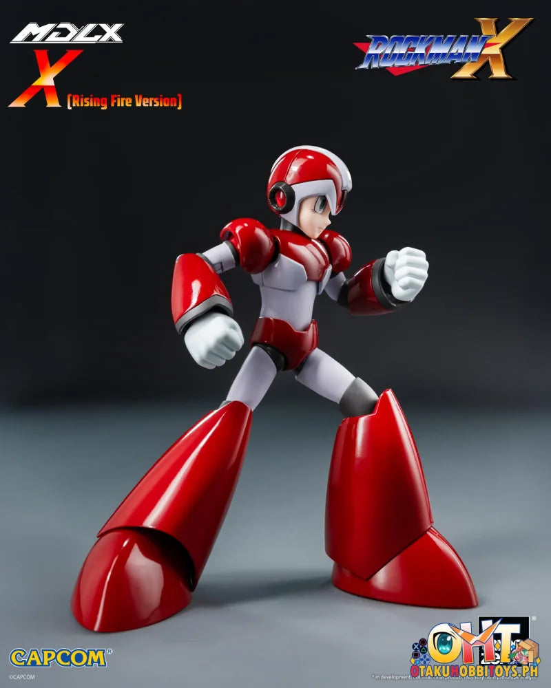 Threezero Rockman X / Mega Man X MDLX X (Rising Fire Version) Articulated Figure