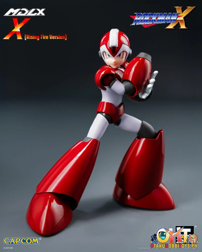 Threezero Rockman X / Mega Man X MDLX X (Rising Fire Version) Articulated Figure