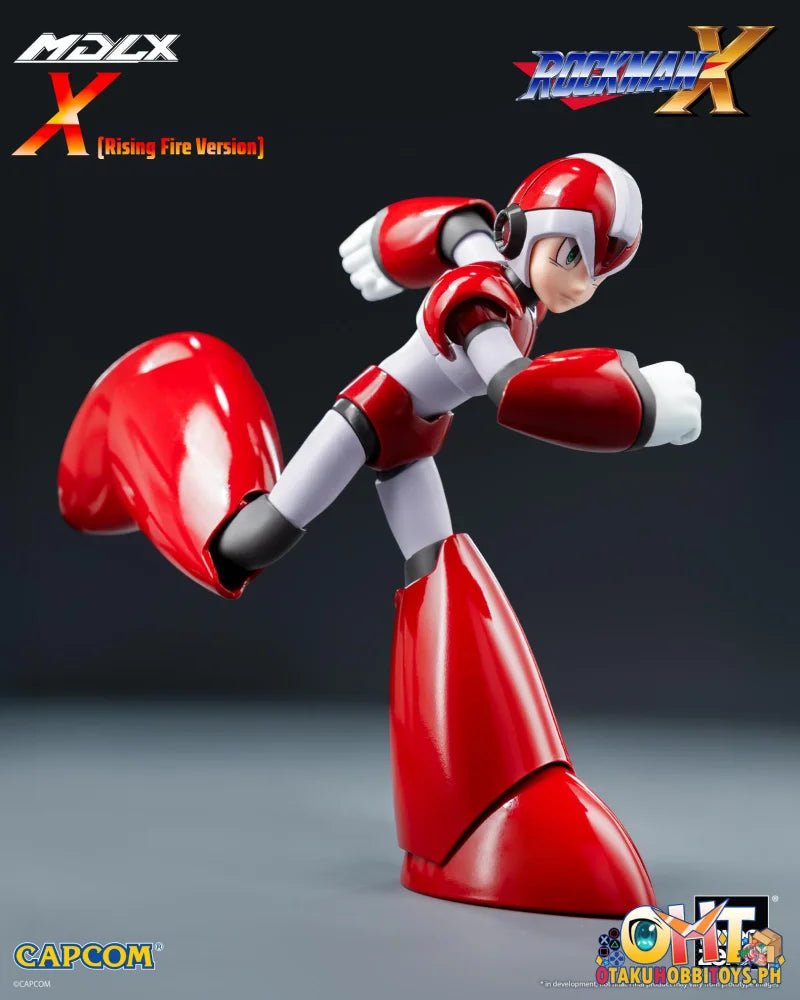 Threezero Rockman X / Mega Man X MDLX X (Rising Fire Version) Articulated Figure