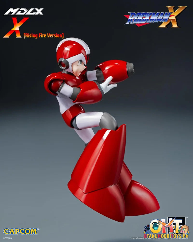 Threezero Rockman X / Mega Man X MDLX X (Rising Fire Version) Articulated Figure
