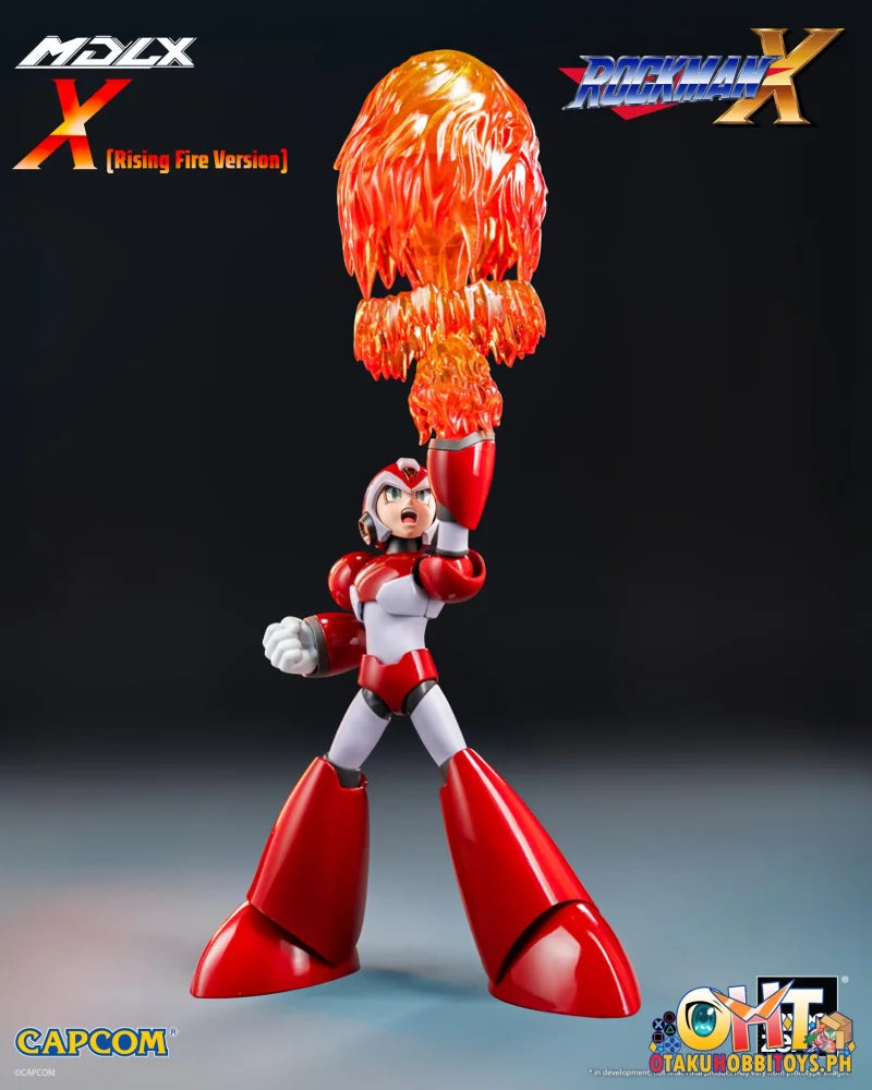 Threezero Rockman X / Mega Man X MDLX X (Rising Fire Version) Articulated Figure