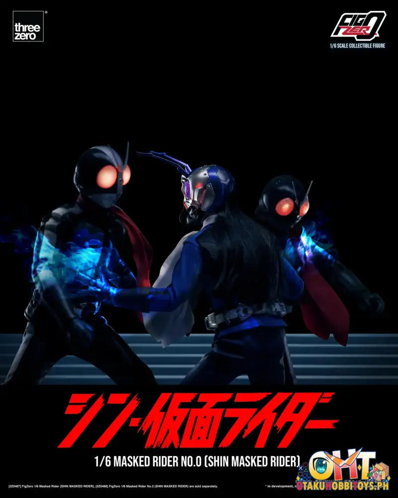 Threezero Shin Masked Rider Figzero 1/6 Masked Rider No.0 (Shin Rider)