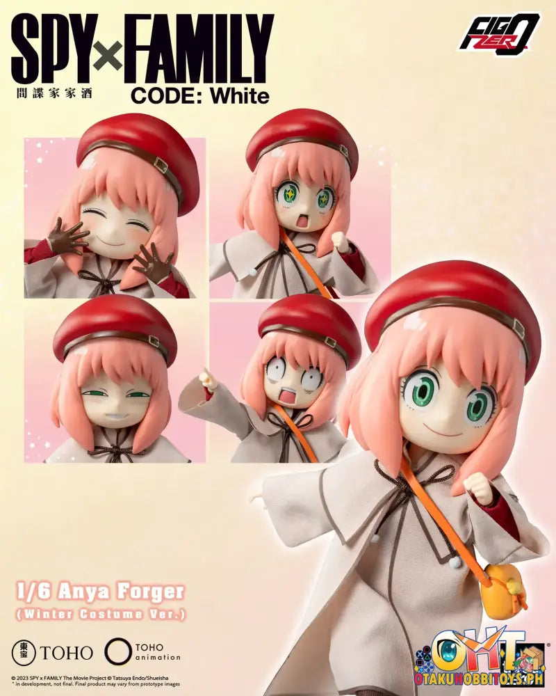 Threezero Spy×Family Code: White Figzero 1/6 Anya Forger (Winter Costume Ver.)