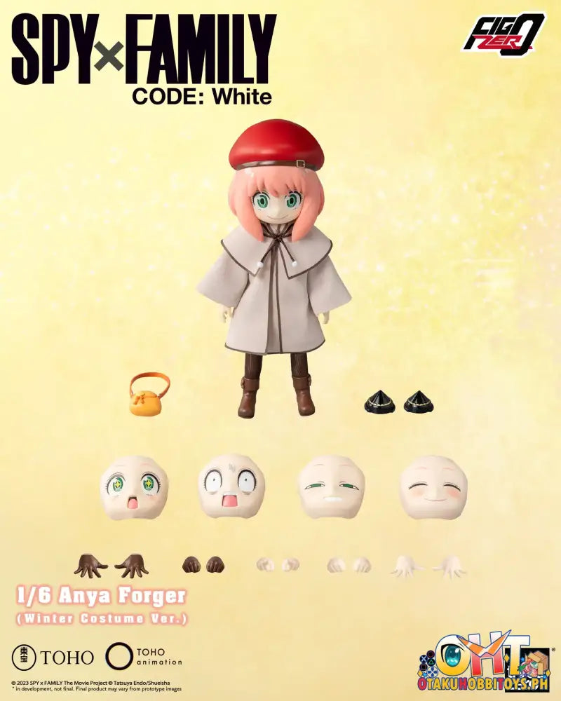 Threezero Spy×Family Code: White Figzero 1/6 Anya Forger (Winter Costume Ver.)
