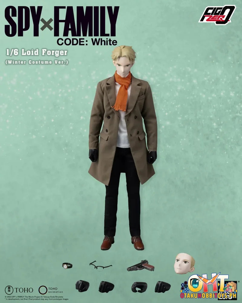 Threezero Spy×Family Code: White Figzero 1/6 Loid Forger (Winter Costume Ver.)