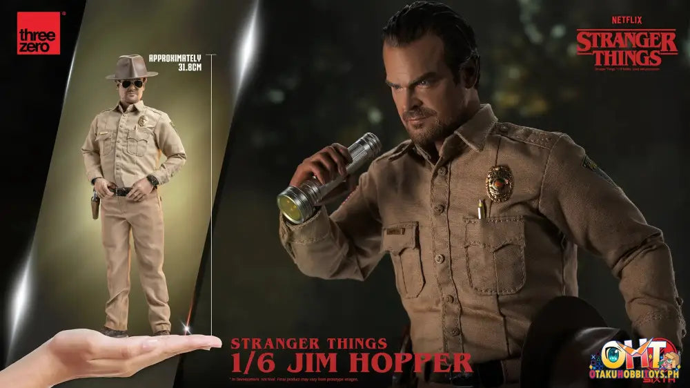 Threezero Stranger Things 1/6 Jim Hopper (Season 1) Articulated Figure