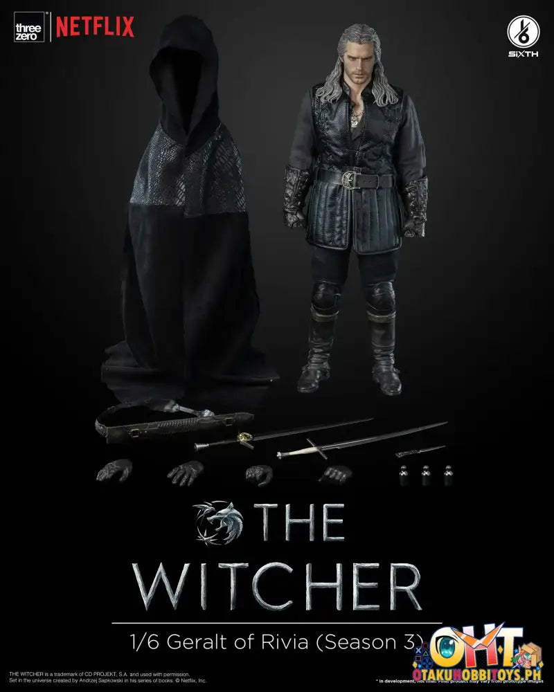Threezero The Witcher 1/6 Geralt Of Rivia (Season 3) Articulated Figure
