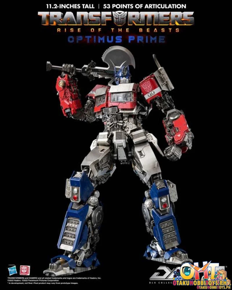 Threezero Transformers: Rise Of The Beasts Dlx Optimus Prime