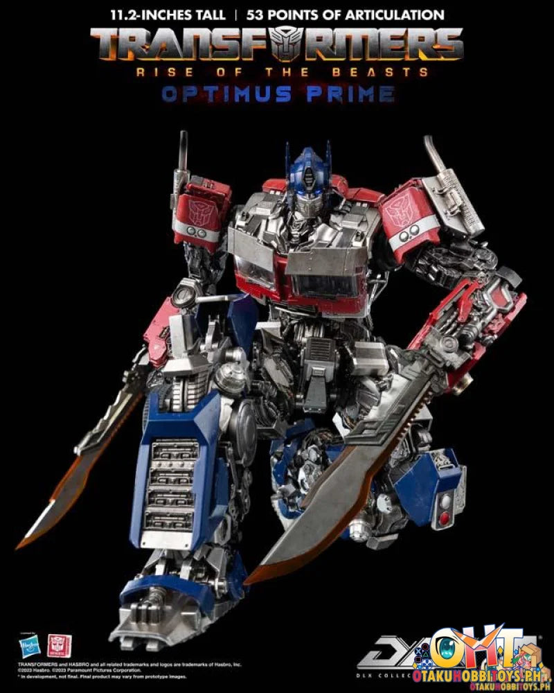 Threezero Transformers: Rise Of The Beasts Dlx Optimus Prime