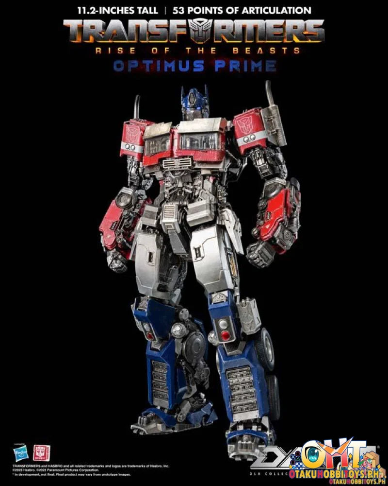 Threezero Transformers: Rise Of The Beasts Dlx Optimus Prime