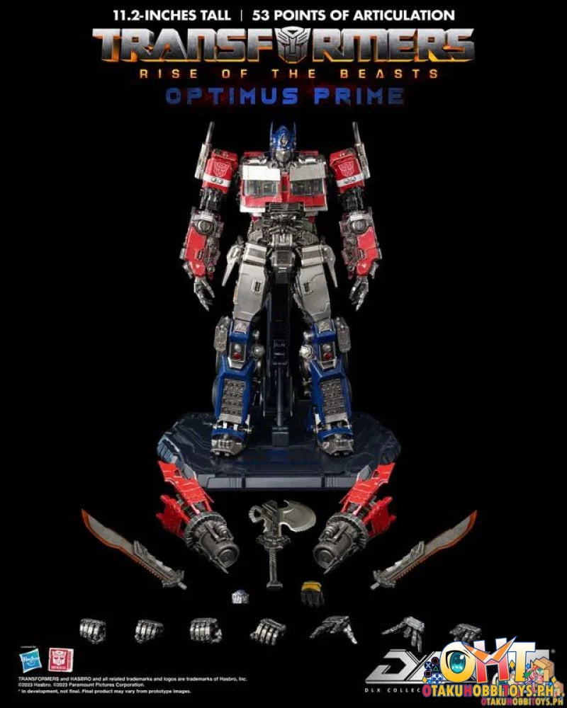 Threezero Transformers: Rise Of The Beasts Dlx Optimus Prime