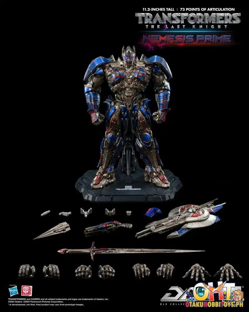 Threezero Transformers: The Last Knight Dlx Nemesis Prime