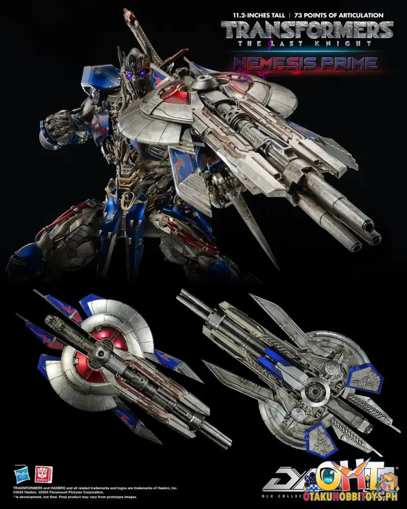 Threezero Transformers: The Last Knight Dlx Nemesis Prime