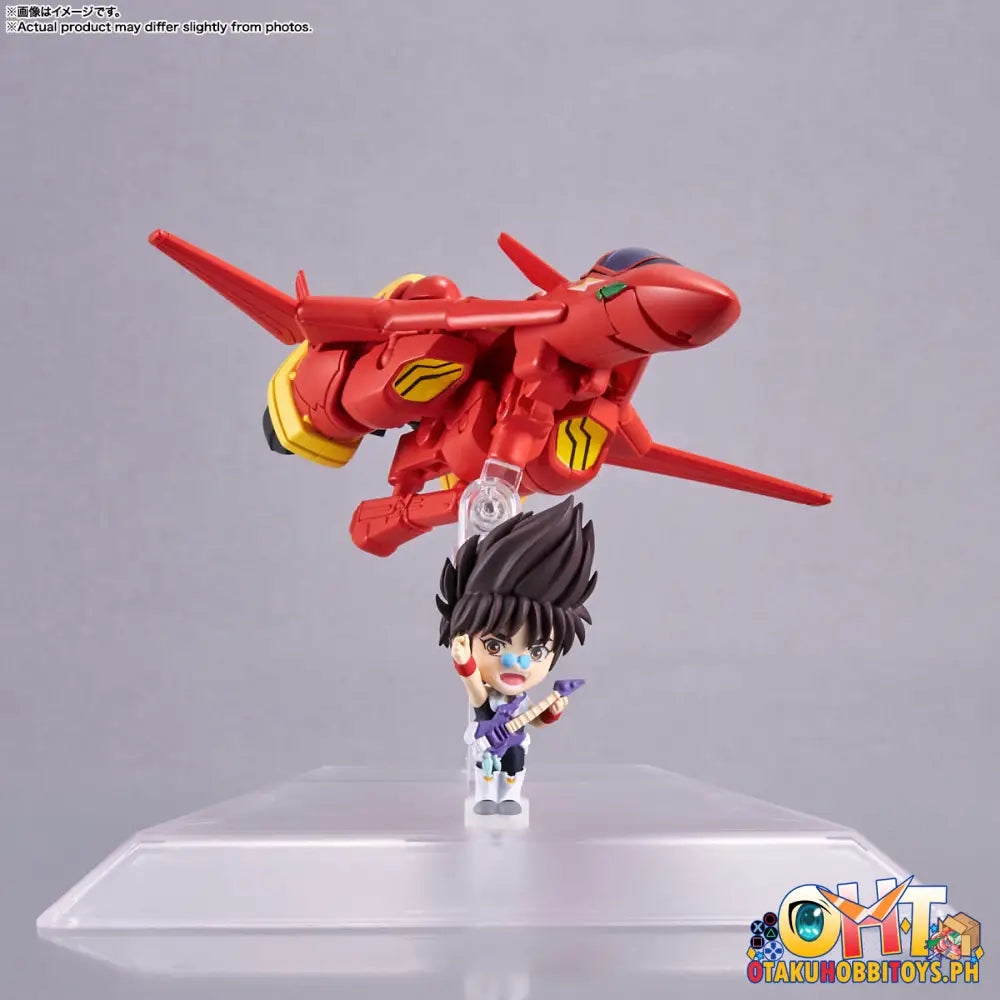 Tiny Session Vf-19 Custom Fire Valkyrie With Basara Nekki - Macross 7