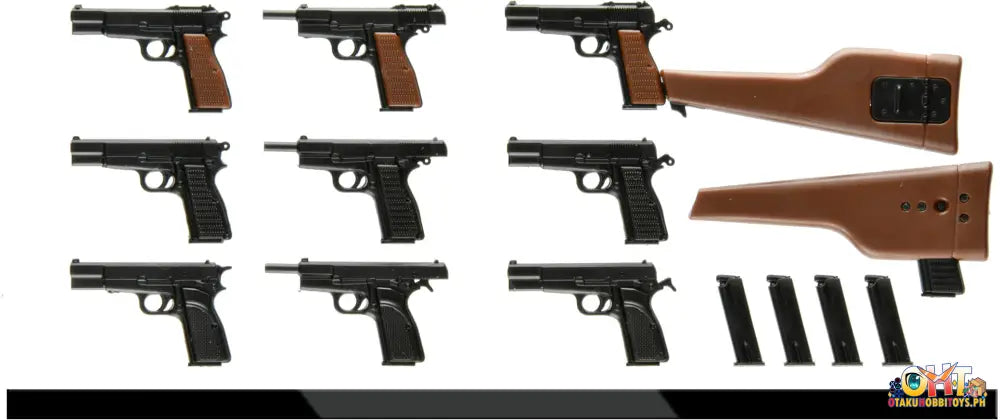 Tomytec 1/12 Little Armory [La096] Browning High-Power Type