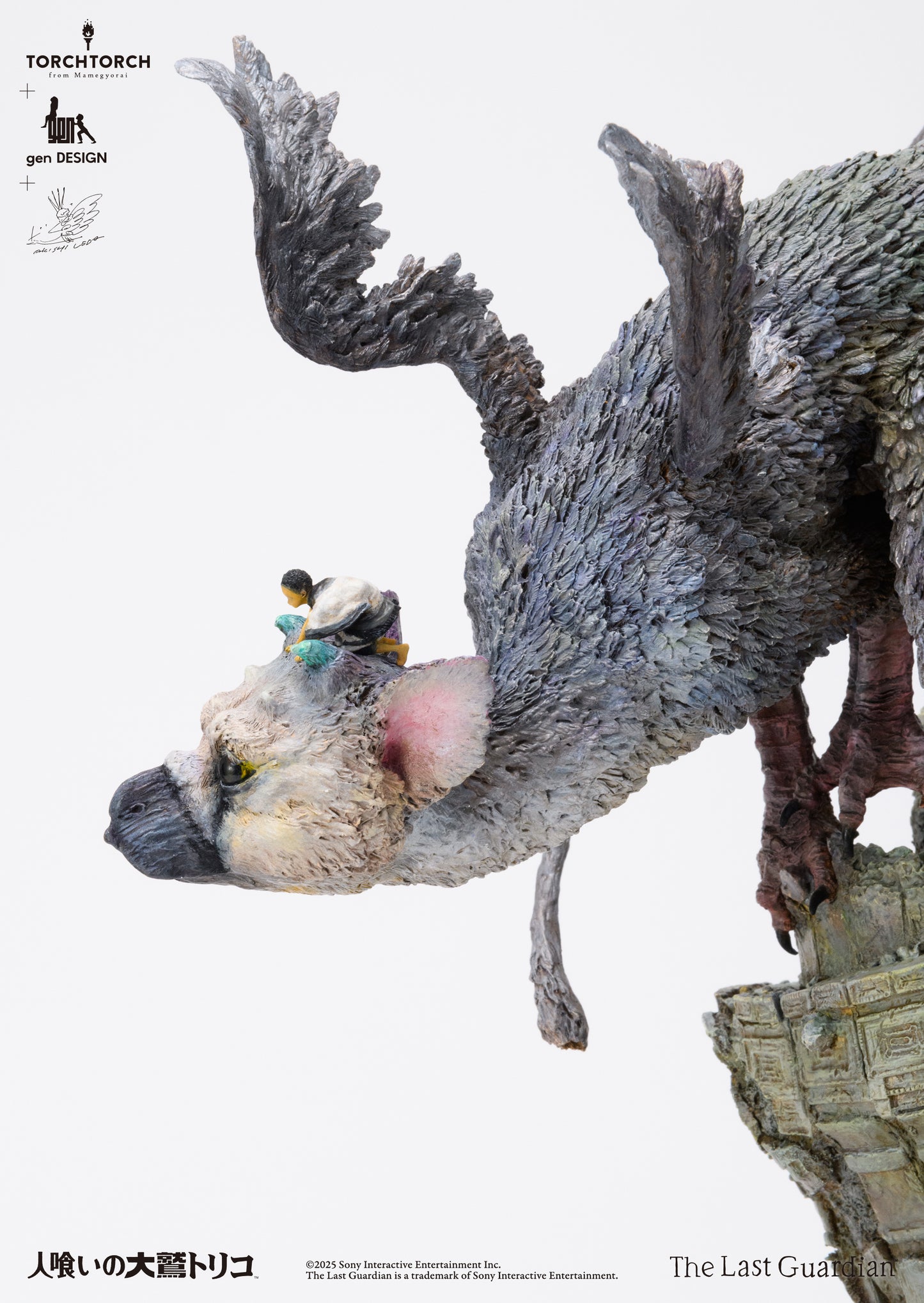 Kotobukiya TORCH TORCH + GenDESIGN + Akishi Ueda/ The Last Guardian: Trico Art Statue