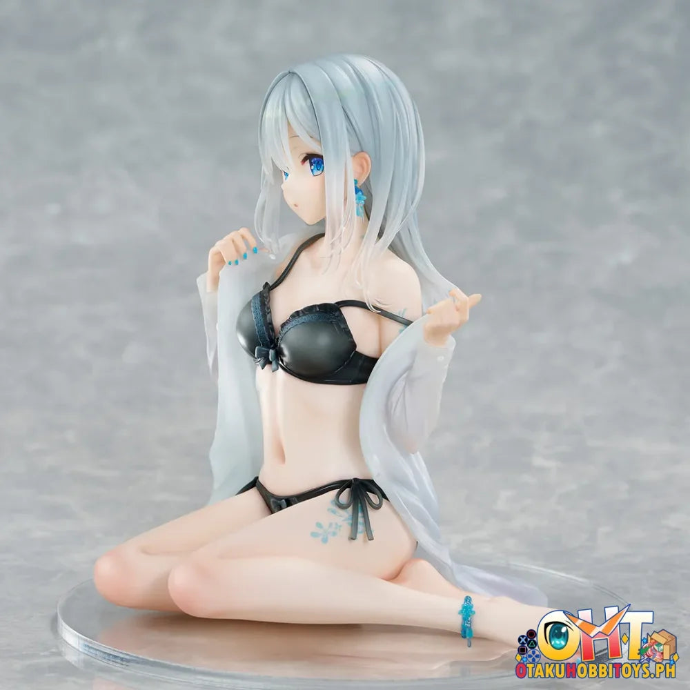 Union Creative Fuumi Illustration - Silver-Haired Girl Sky Blue Morning (Special Outfit Ver.) Scale