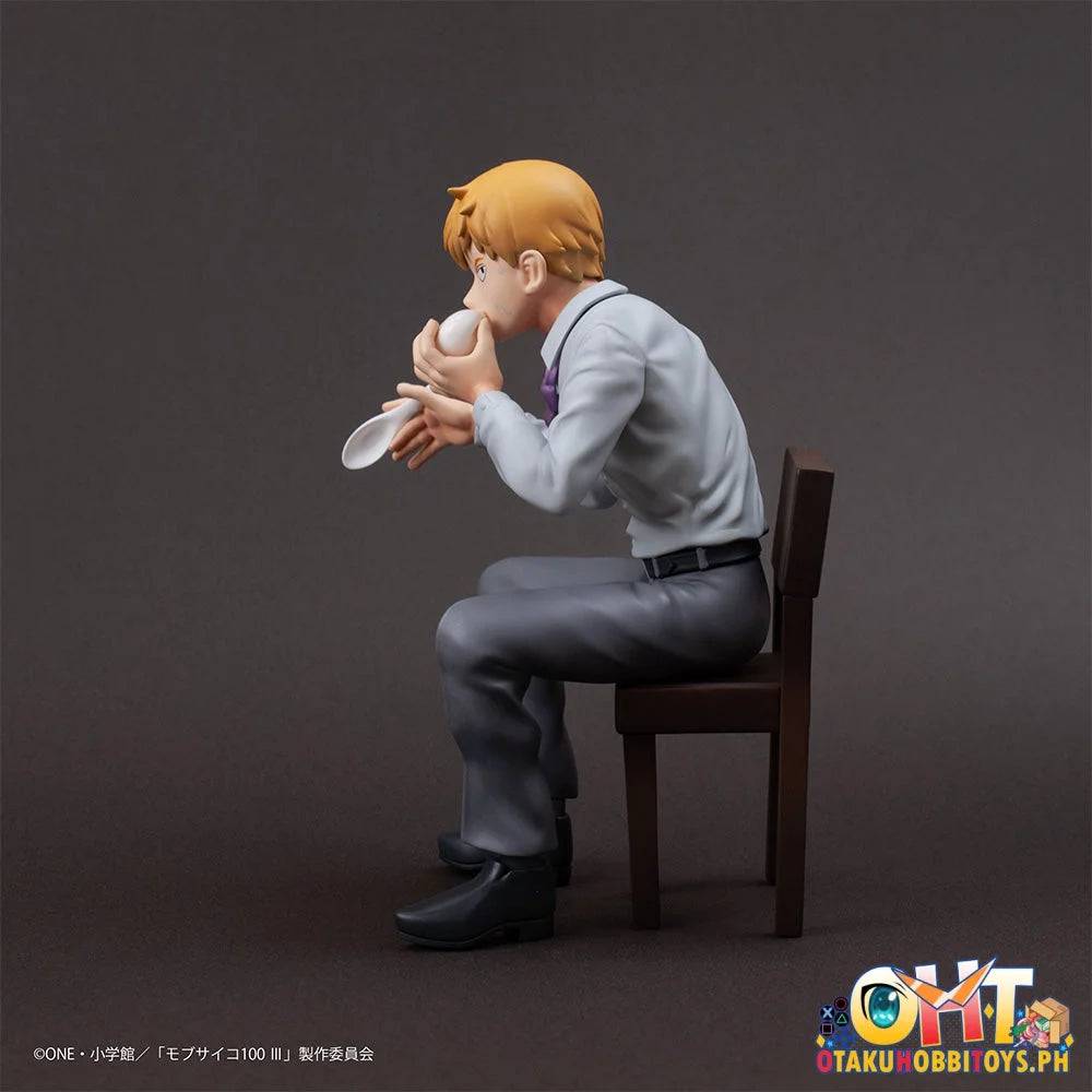 Union Creative International Mob Psycho 100 III × Bunbougu Cafe 2022 Figure Arataka Reigen