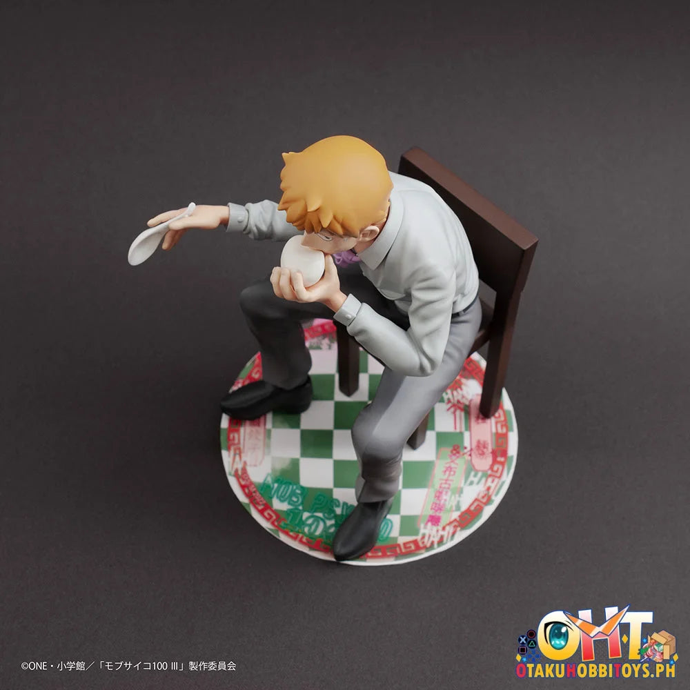 Union Creative International Mob Psycho 100 III × Bunbougu Cafe 2022 Figure Arataka Reigen