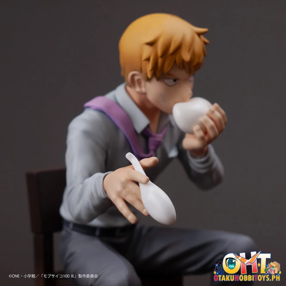 Union Creative International Mob Psycho 100 III × Bunbougu Cafe 2022 Figure Arataka Reigen