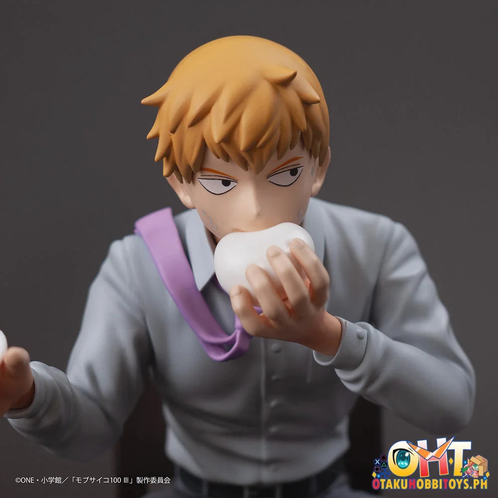 Union Creative International Mob Psycho 100 III × Bunbougu Cafe 2022 Figure Arataka Reigen