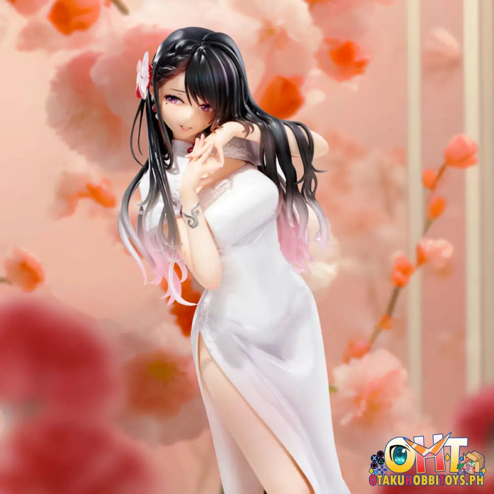 Union Creative Mai Ookuma Illustration Healing-Type White Chinese Dress Lady Scale Figure