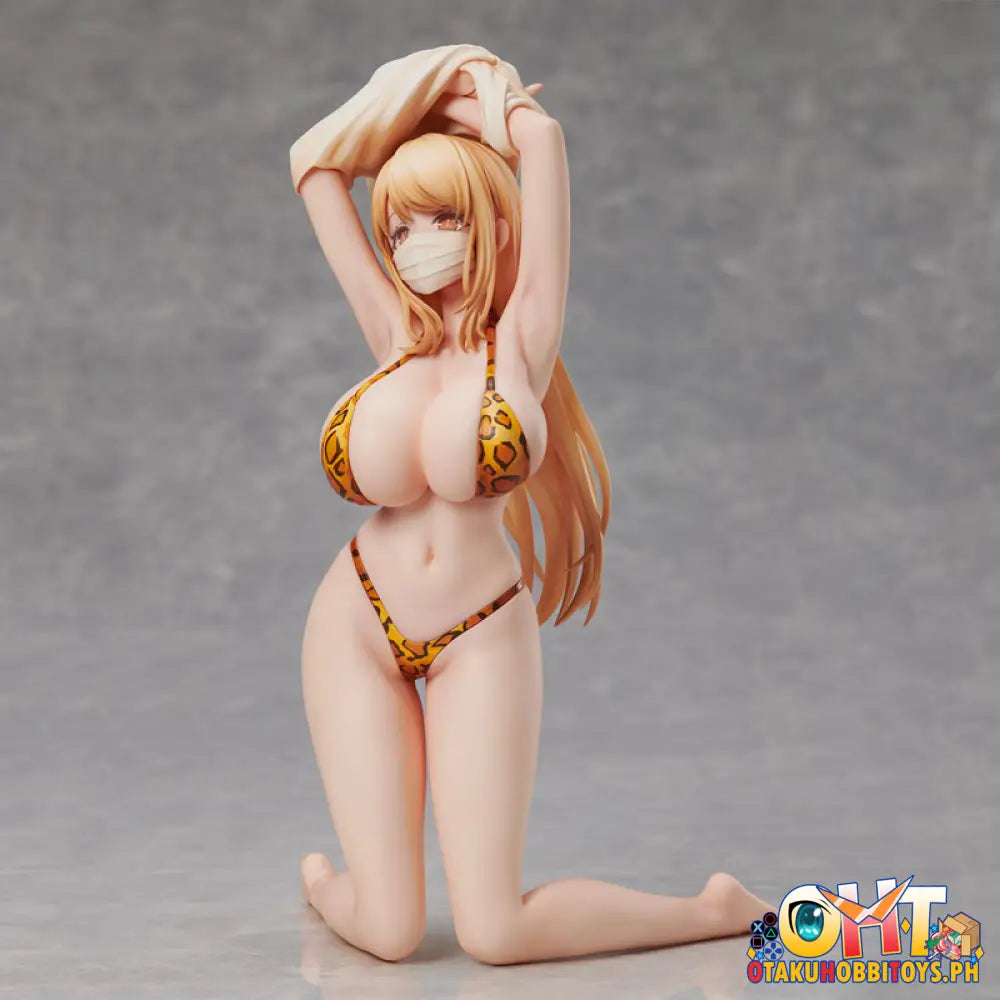 Union Creative Popqn Illustration Leopard Print Swimsuit Scale Figure