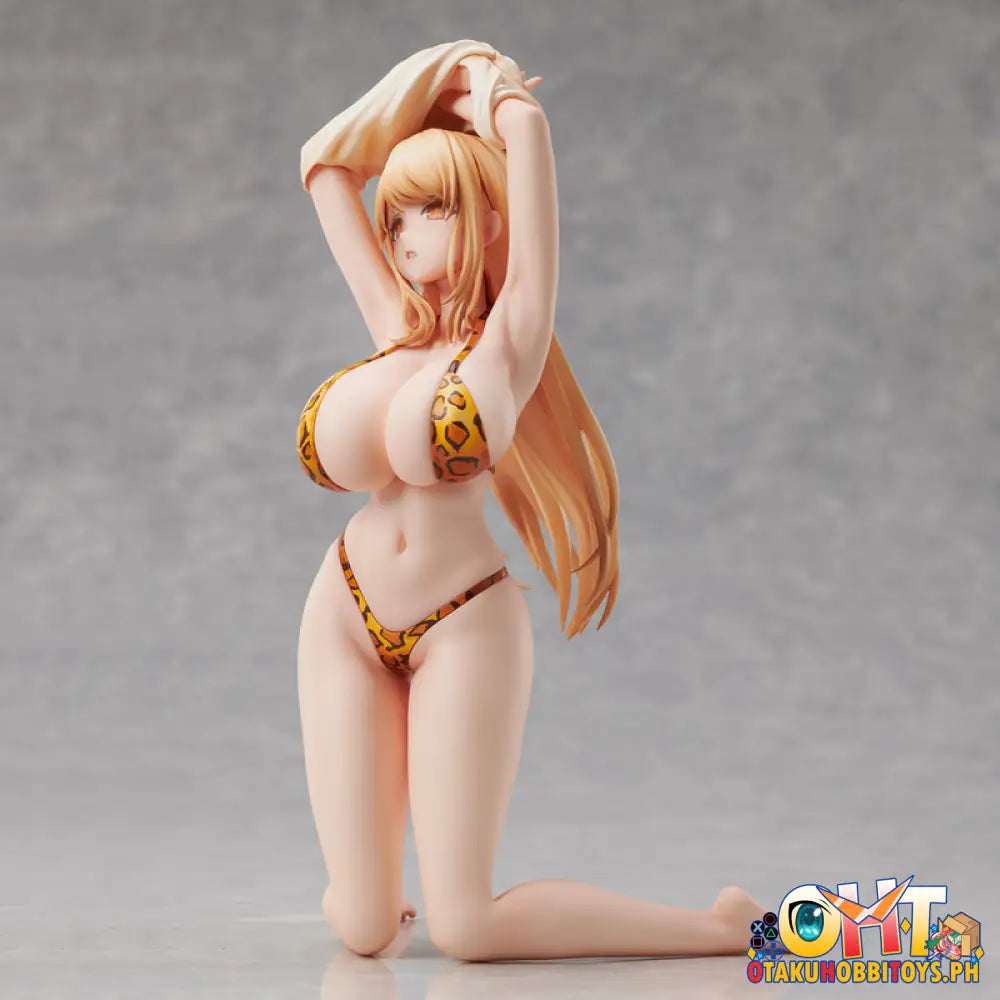 Union Creative Popqn Illustration Leopard Print Swimsuit Scale Figure