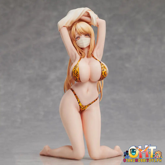 Union Creative Popqn Illustration Leopard Print Swimsuit Scale Figure