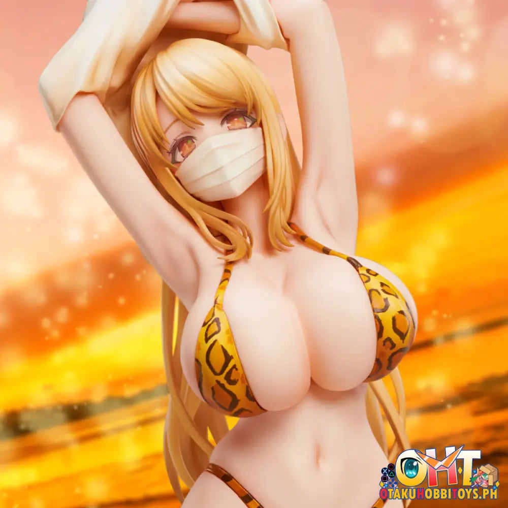 Union Creative Popqn Illustration Leopard Print Swimsuit Scale Figure