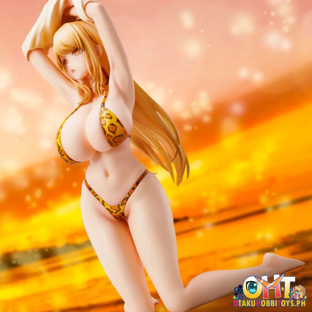 Union Creative Popqn Illustration Leopard Print Swimsuit Scale Figure