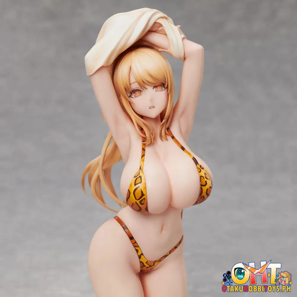 Union Creative Popqn Illustration Leopard Print Swimsuit Scale Figure