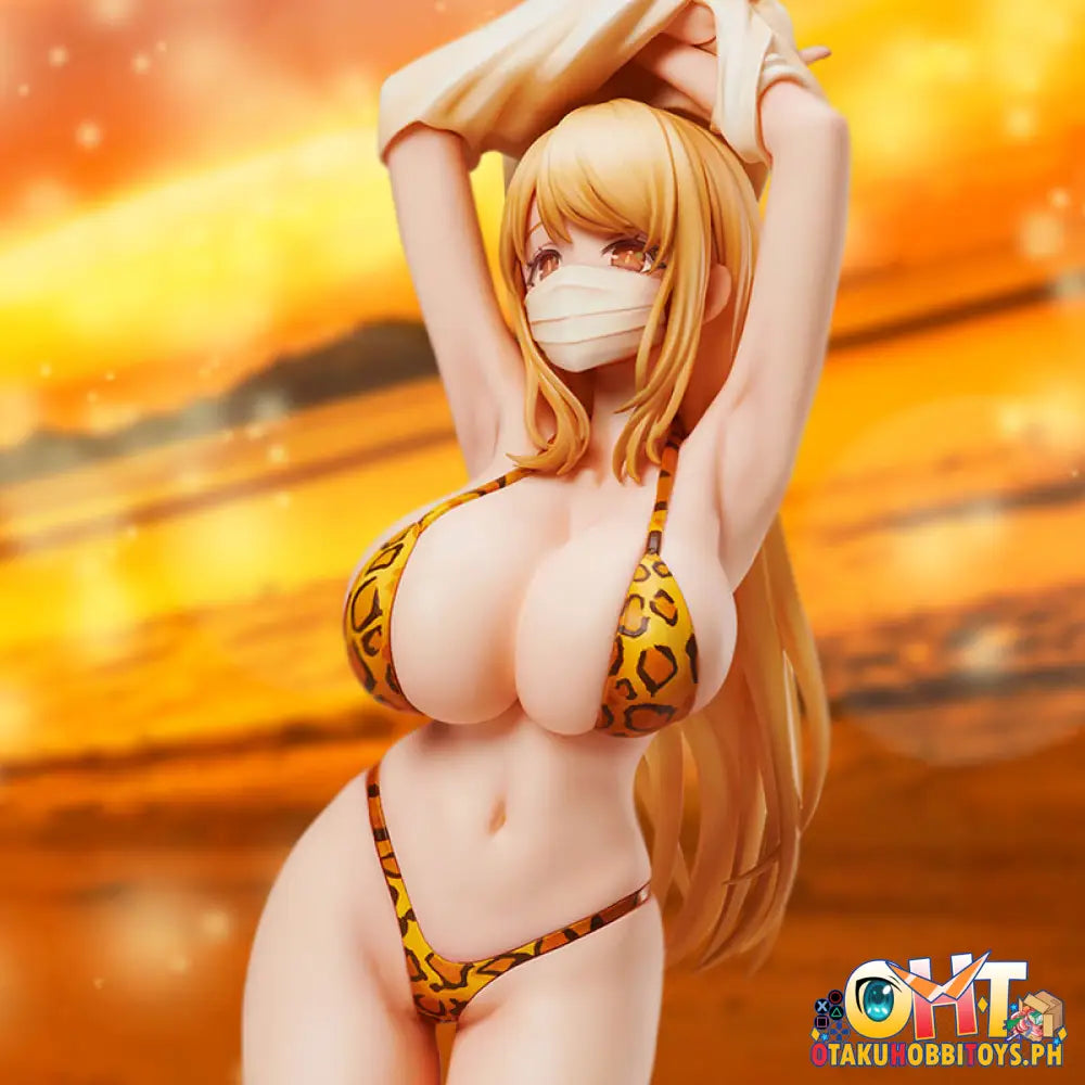 Union Creative Popqn Illustration Leopard Print Swimsuit Scale Figure