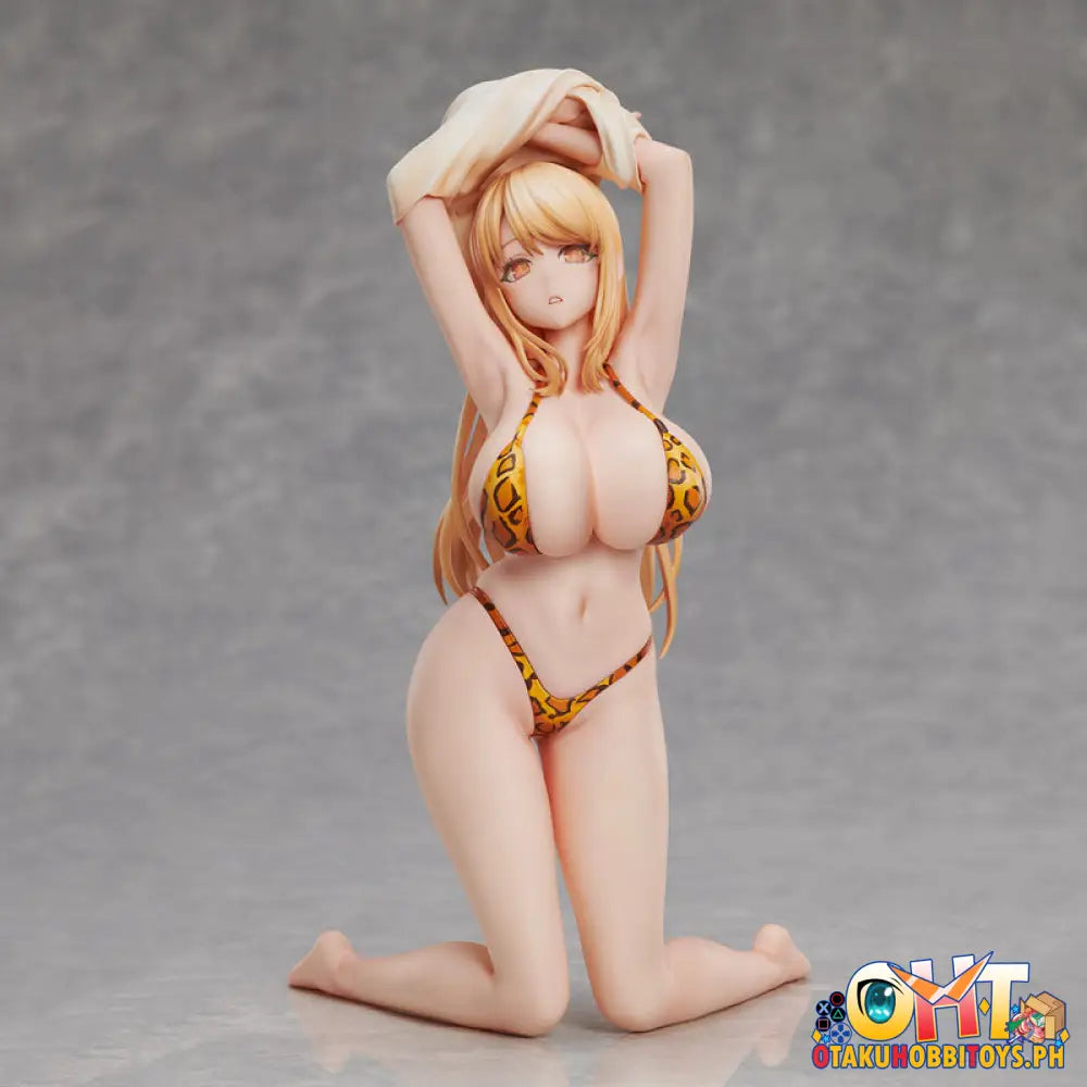 Union Creative Popqn Illustration Leopard Print Swimsuit Scale Figure
