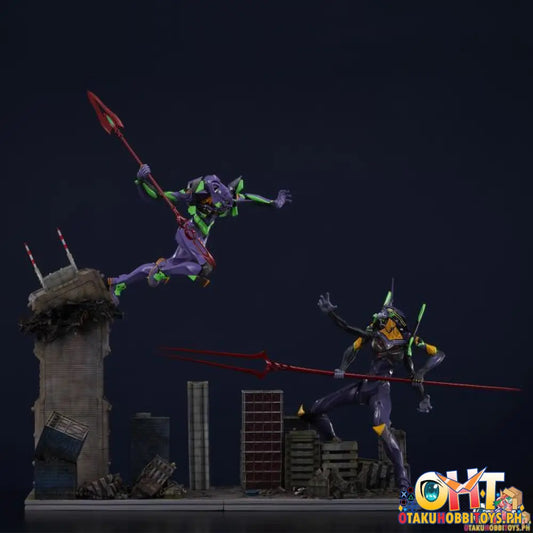 Union Creative Scene Scape Diorama [Evangelion:3.0+1.0 Thrice Upon A Time] Eva Unit 01 Vs 13