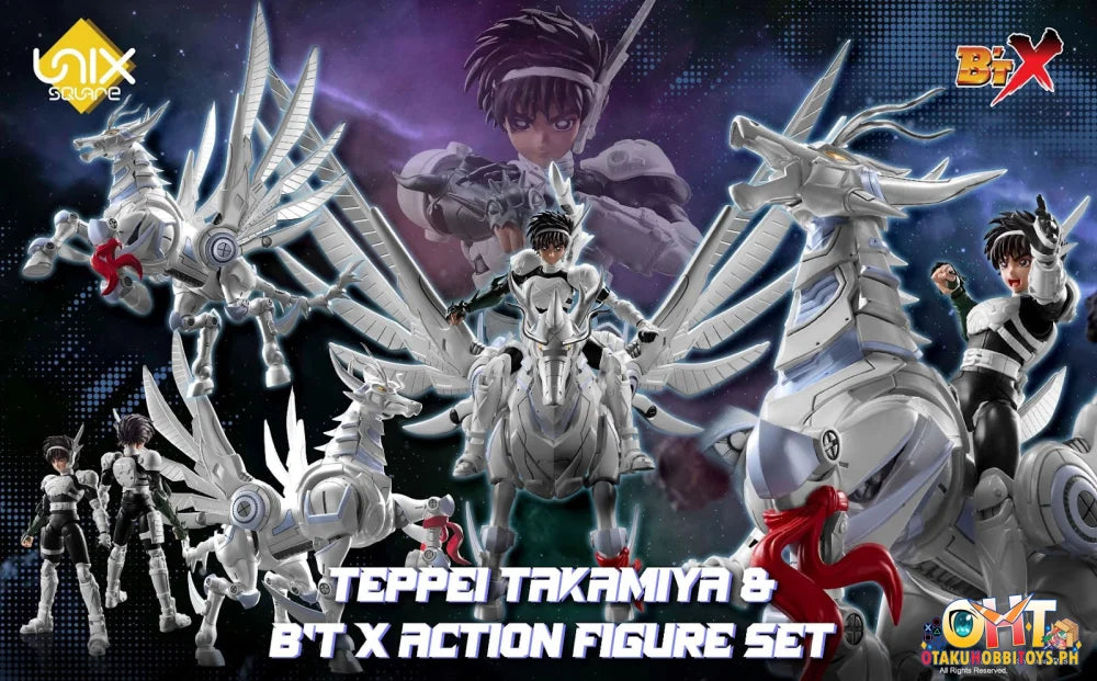 Unix square Teppei Takamiya & B’t X Action Figure set Articulated Figure
