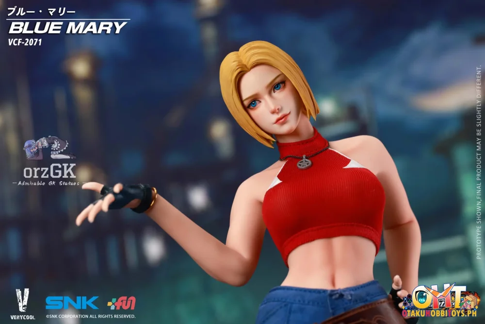VERYCOOL 1/6 Officially Licensed SNK The King of Fighters XIV Blue Mary Action Figure - Articulated Figure