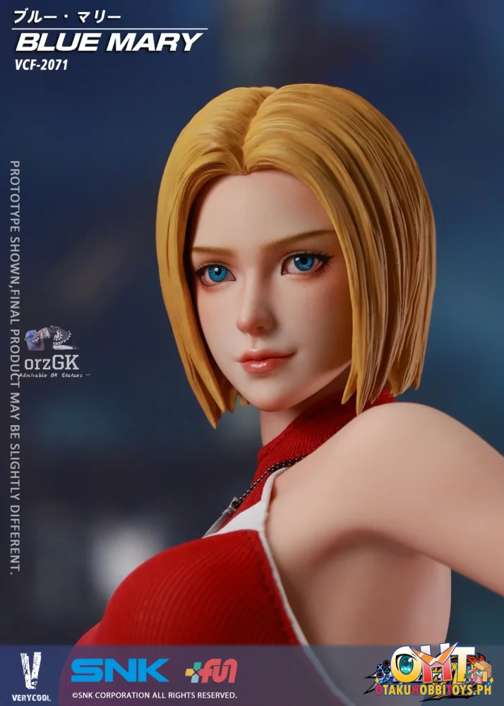 VERYCOOL 1/6 Officially Licensed SNK The King of Fighters XIV Blue Mary Action Figure - Articulated Figure