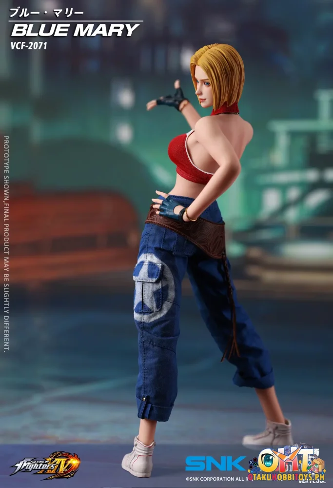 VERYCOOL 1/6 Officially Licensed SNK The King of Fighters XIV Blue Mary Action Figure - Articulated Figure