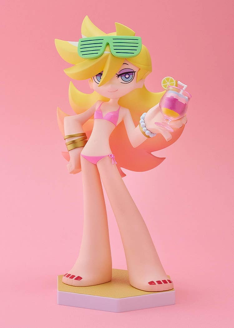 WAVE New PANTY & STOCKING with GARTERBELT POP UP PARADE BEACH QUEENS Panty L Size