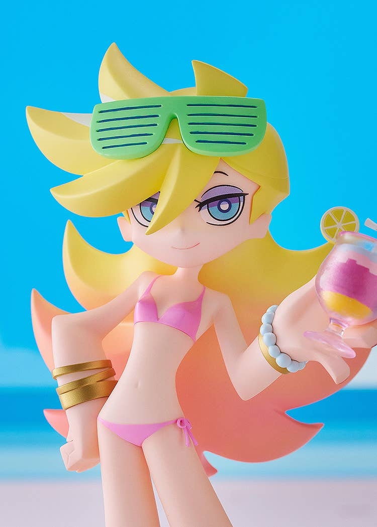 WAVE New PANTY & STOCKING with GARTERBELT POP UP PARADE BEACH QUEENS Panty L Size