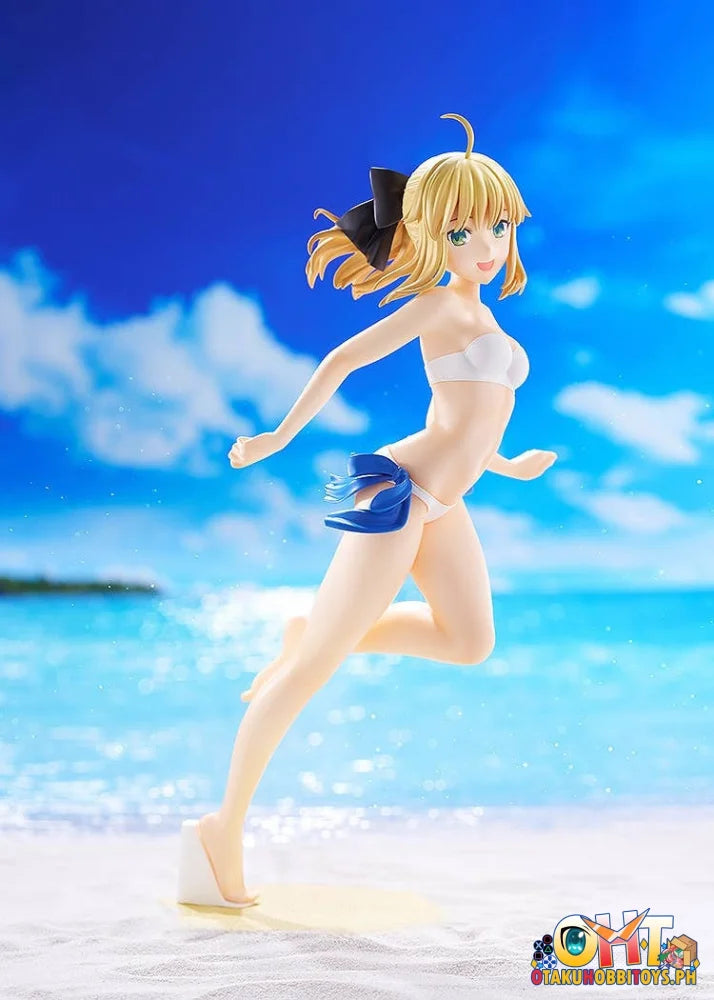 WAVE Fate/stay night POP UP PARADE BEACH QUEENS Saber Lily L Size Scale Figure