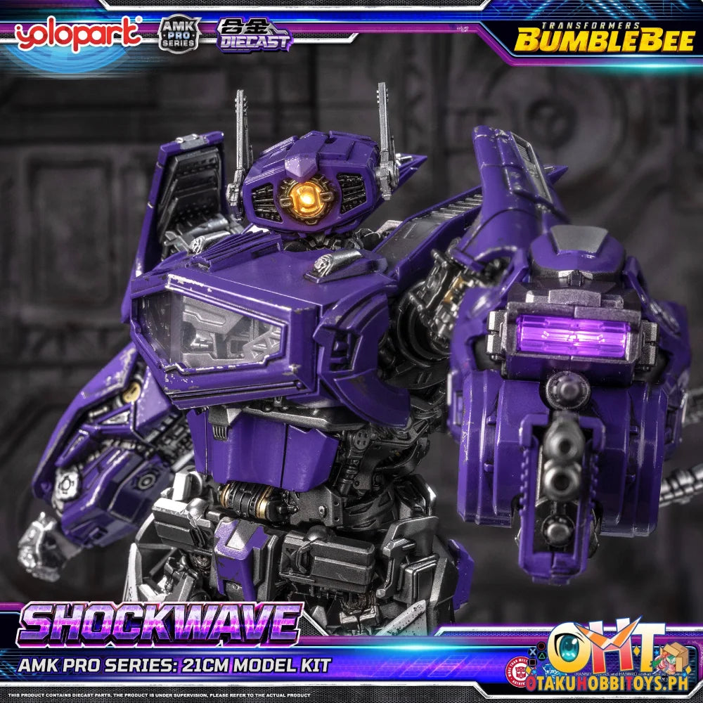 YOLOPARK TRANSFORMERS: BUMBLEBEE THE MOVIE AMK PRO Series Shockwave Model Kit