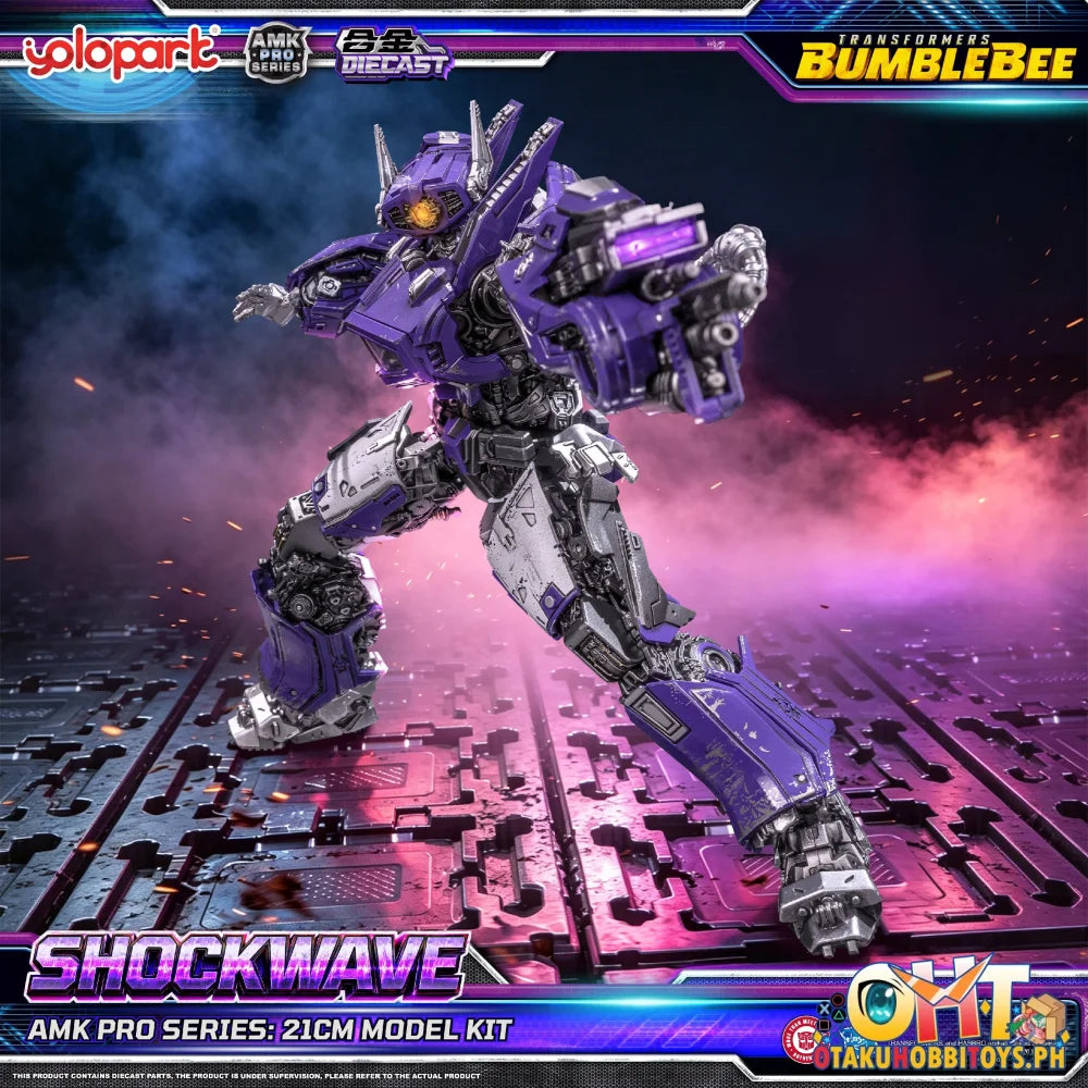 YOLOPARK TRANSFORMERS: BUMBLEBEE THE MOVIE AMK PRO Series Shockwave Model Kit